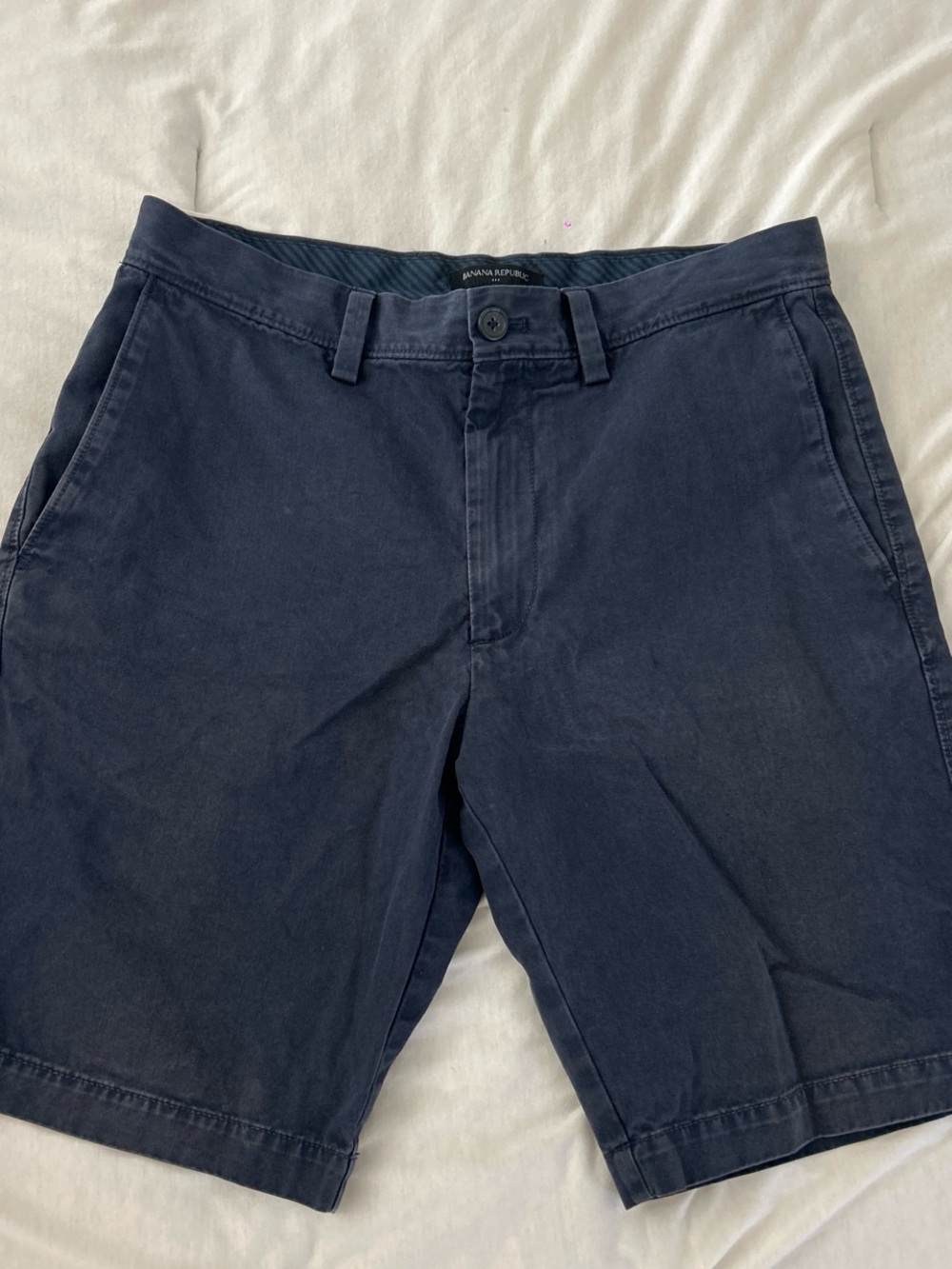 Banana Republic Dark Navy Cotton Chinos